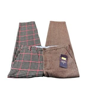 Rowing Blazers X Target Colorblock Tweed Wool Blend Men's Trouser Size 40x32 NWT